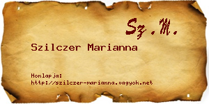 Szilczer Marianna névjegykártya